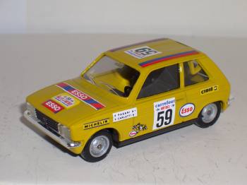 Peugeot 104 ZS Rallye Antibes 1980 -Solido 1:43